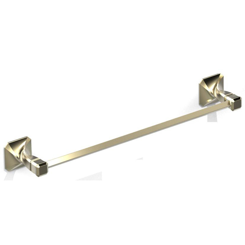 Toallero de metal para baño de un solo poste de 24 pulgadas