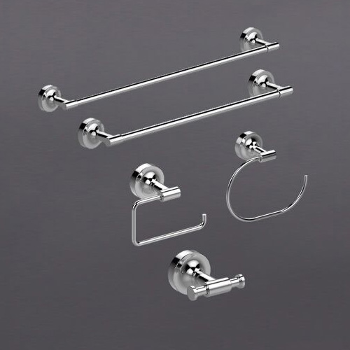 Kit de accesorios de baño cromado