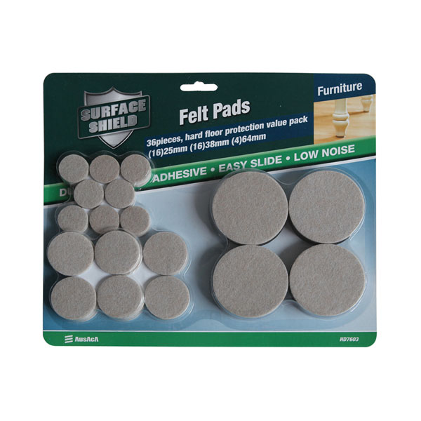 Almohadillas para pies de fieltro para protección del piso