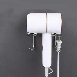 Soporte de metal para secador de pelo para el hogar y el hotel