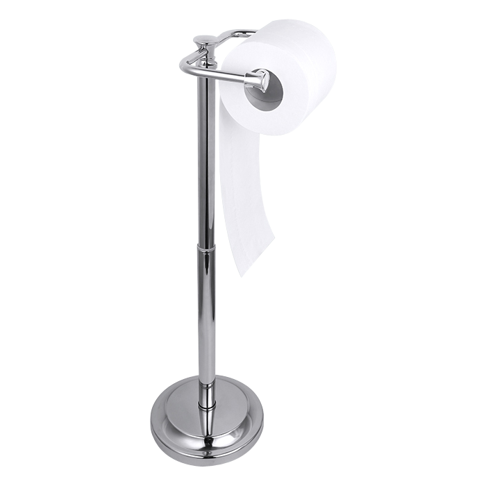 Soporte de papel con pedestal telescópico